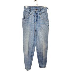 Vintage LL Bean Womens Lightwash Yokeback Jeans Size 8 High Rise Mom